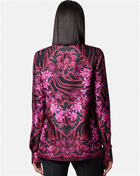 camicia versace barocco donna|Camicia boxy corta Wild Barocco .